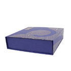 Luxury Recycled Cardboard Gift Boxes Chinese Blue Hot Stamping Printing