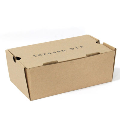 ब्राउन आयताकार जूता पुनर्नवीनीकरण नालीदार पैकेजिंग बॉक्स